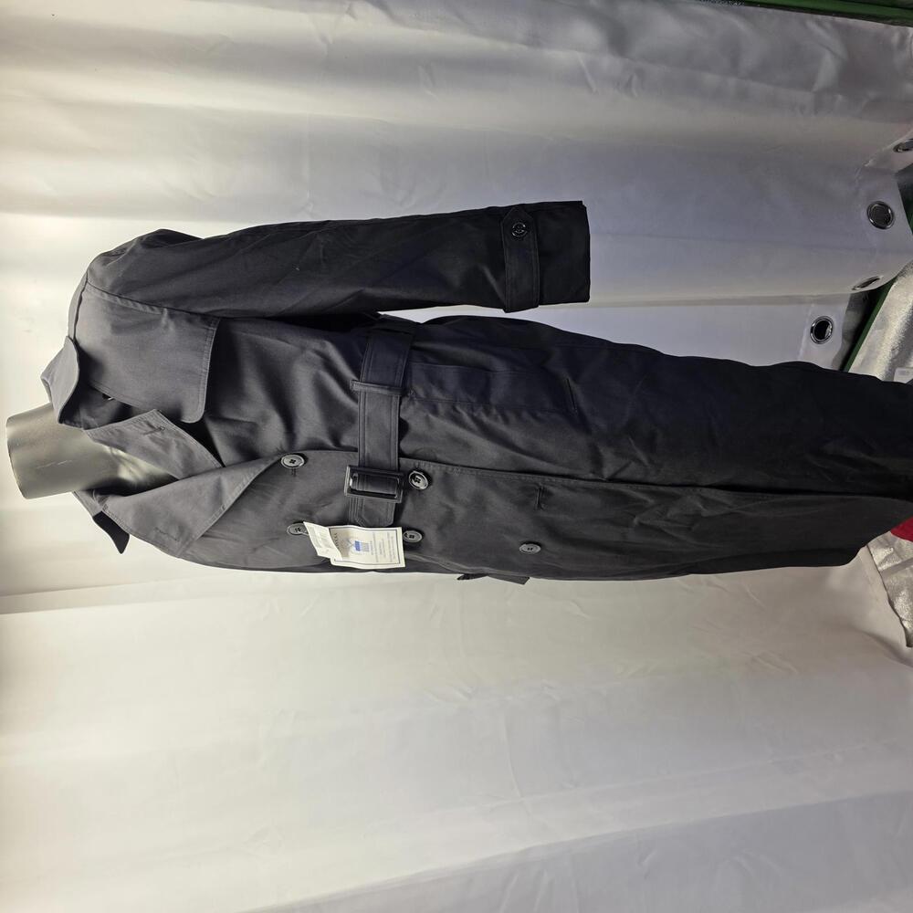 NWT Military All Weather Trench Coat Women's 14R Gray w/ Liner American Apparel